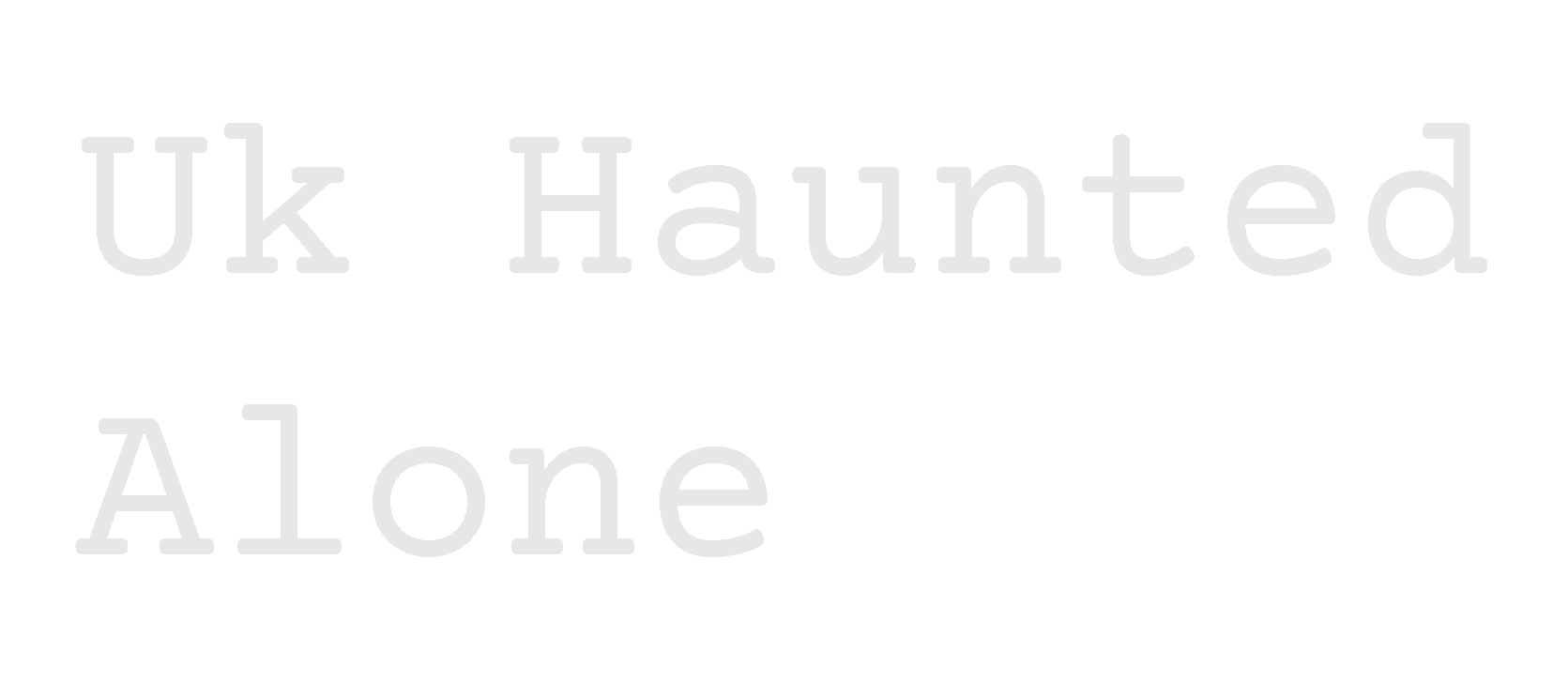 Uk Haunted Alone logo